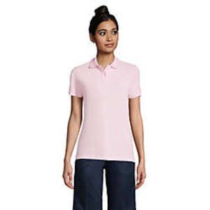 Lands' End Women's Short Sleeve Feminine Fit Mesh Polo Shirt,  NWT